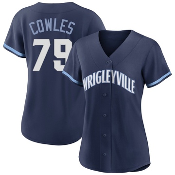 Replica Benjamin Cowles Women's Chicago Cubs Navy 2021 City Connect Jersey
