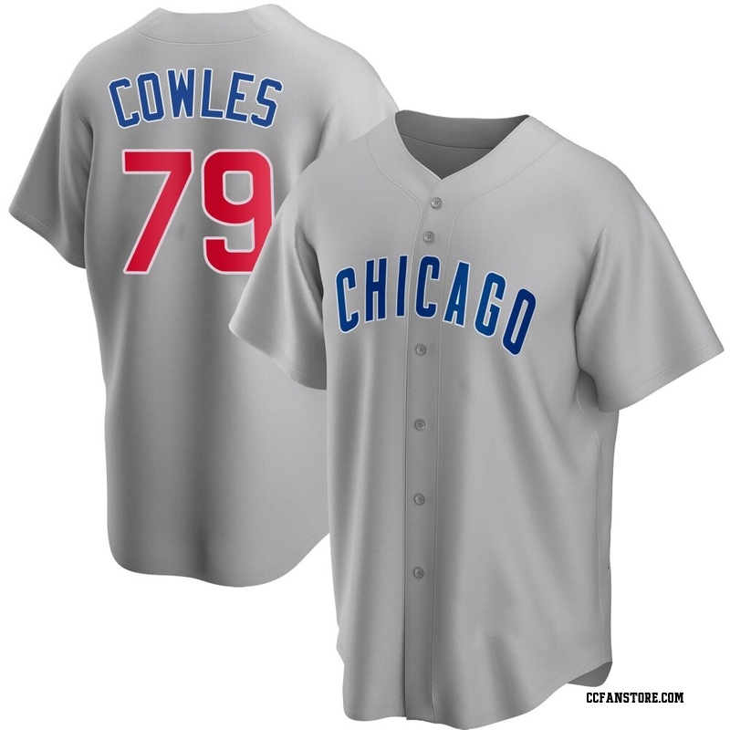 Replica Benjamin Cowles Youth Chicago Cubs Gray Road Jersey