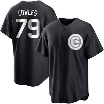 Replica Benjamin Cowles Youth Chicago Cubs White Black/ Jersey