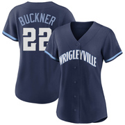 Replica Bill Buckner Women's Chicago Cubs Navy 2021 City Connect Jersey