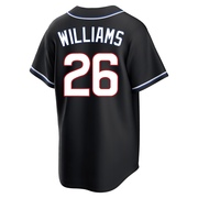 Replica Billy Williams Youth Chicago Cubs Black Fashion Out Jersey