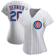 Replica Bob Dernier Women's Chicago Cubs White Home Jersey