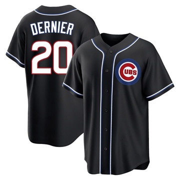 Replica Bob Dernier Youth Chicago Cubs Black Fashion Out Jersey