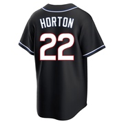 Replica Cade Horton Men's Chicago Cubs Black Fashion Out Jersey