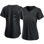Replica Caleb Kilian Women's Chicago Cubs Black Pitch Fashion Jersey