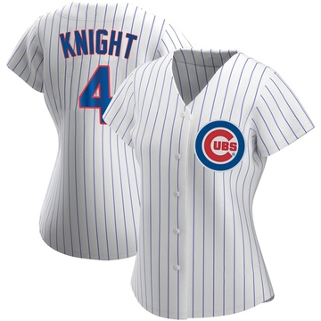 Replica Caleb Knight Women's Chicago Cubs White Home Jersey