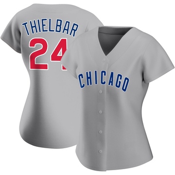 Replica Caleb Thielbar Women's Chicago Cubs Gray Road Jersey