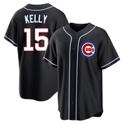 Replica Carson Kelly Men's Chicago Cubs Black Fashion Out Jersey