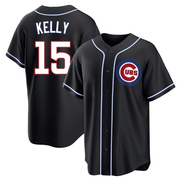 Replica Carson Kelly Men's Chicago Cubs Black Fashion Out Jersey