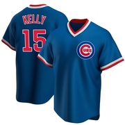 Replica Carson Kelly Youth Chicago Cubs Royal Road Cooperstown Collection Jersey