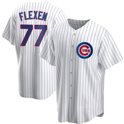 Replica Chris Flexen Men's Chicago Cubs White Home Jersey