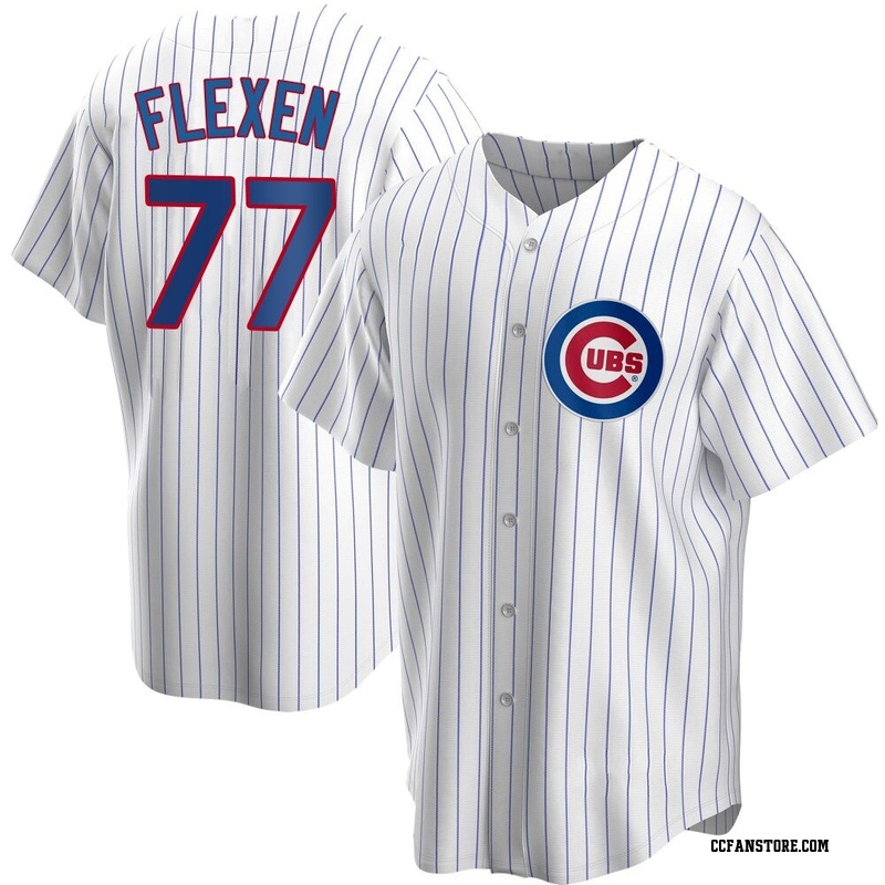 Replica Chris Flexen Men's Chicago Cubs White Home Jersey