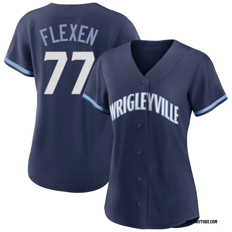 Replica Chris Flexen Women's Chicago Cubs Navy 2021 City Connect Jersey