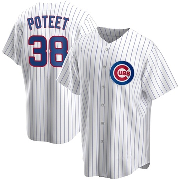 Replica Cody Poteet Youth Chicago Cubs White Home Jersey