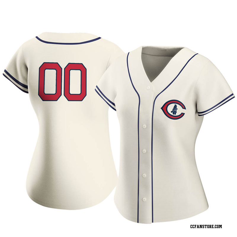Replica Custom Women's Chicago Cubs Cream 2022 Field Of Dreams Jersey