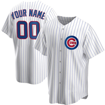 Replica Custom Youth Chicago Cubs White Home Jersey