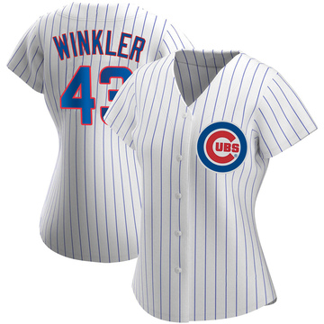 Replica Dan Winkler Women's Chicago Cubs White Home Jersey