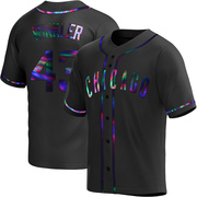 Replica Dan Winkler Youth Chicago Cubs Black Holographic Alternate Jersey
