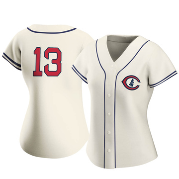Replica David Bote Women's Chicago Cubs Cream 2022 Field Of Dreams Jersey