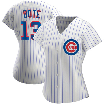 Replica David Bote Women's Chicago Cubs White Home Jersey