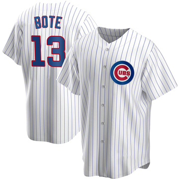 Replica David Bote Youth Chicago Cubs White Home Jersey