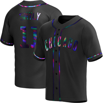 Replica Drew Smyly Youth Chicago Cubs Black Holographic Alternate Jersey