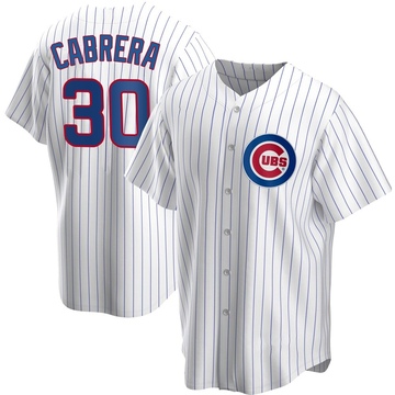 Replica Edward Cabrera Men's Chicago Cubs White Home Jersey