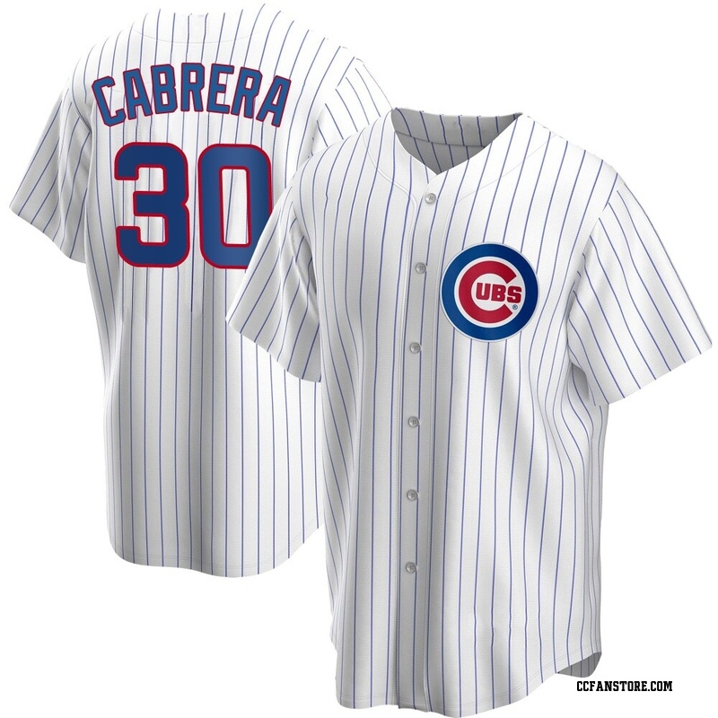 Replica Edward Cabrera Men's Chicago Cubs White Home Jersey