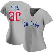 Replica Edwin Rios Women's Chicago Cubs Gray Road Jersey