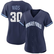 Replica Edwin Rios Women's Chicago Cubs Navy 2021 City Connect Jersey