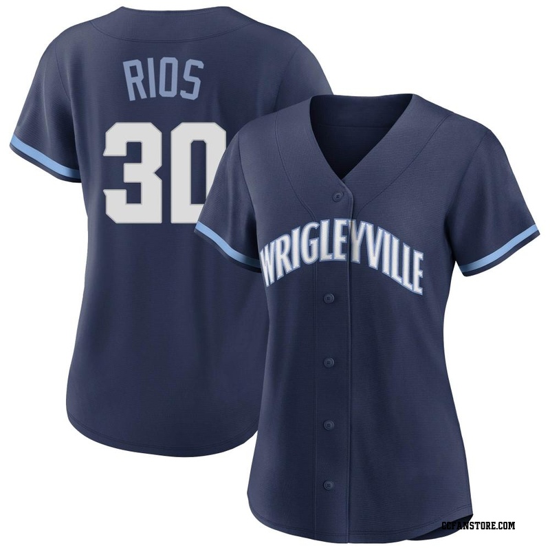 Replica Edwin Rios Women's Chicago Cubs Navy 2021 City Connect Jersey