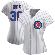 Replica Edwin Rios Women's Chicago Cubs White Home Jersey