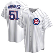 Replica Eric Hosmer Men's Chicago Cubs White Home Jersey