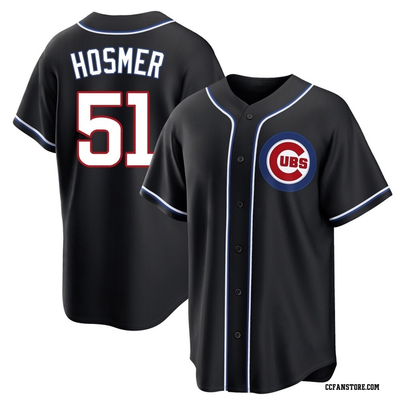 Replica Eric Hosmer Youth Chicago Cubs Black Fashion Out Jersey