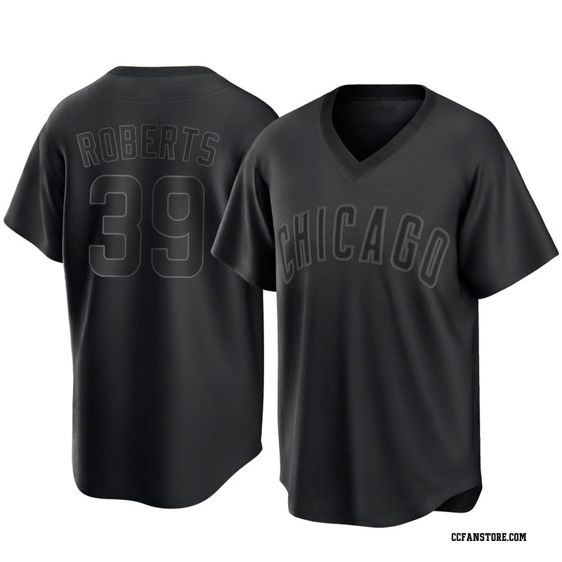 Replica Ethan Roberts Youth Chicago Cubs Black Pitch Fashion Jersey