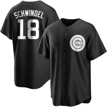 Chicago Cubs Frank Schwindel Nike Road Replica Jersey with Authentic Lettering Small