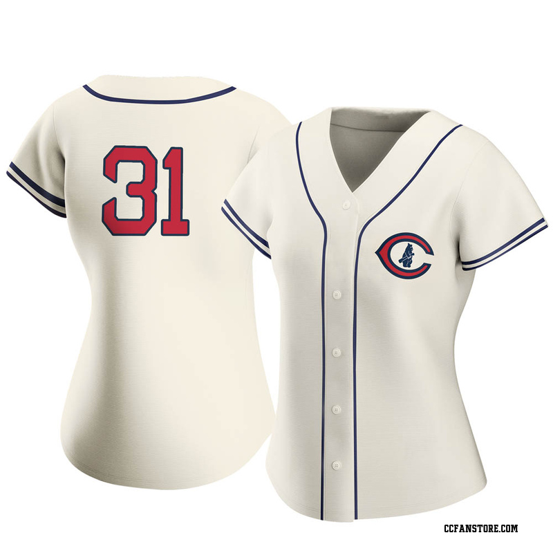 Replica Greg Maddux Women's Chicago Cubs Cream 2022 Field Of Dreams Jersey