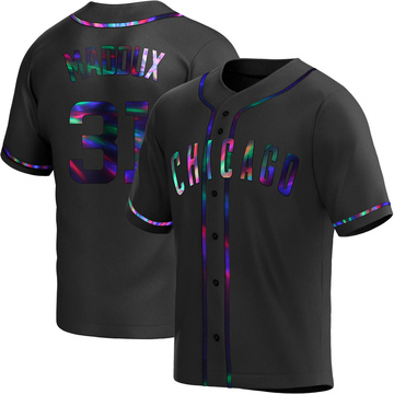 Replica Greg Maddux Youth Chicago Cubs Black Holographic Alternate Jersey