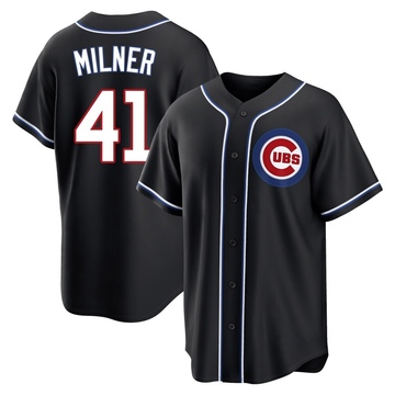 Replica Hoby Milner Youth Chicago Cubs Black Fashion Out Jersey