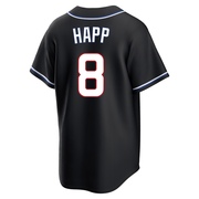 Replica Ian Happ Men's Chicago Cubs Black Fashion Out Jersey