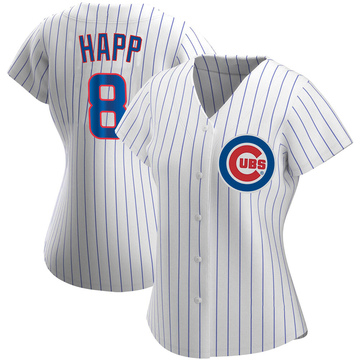 Replica Ian Happ Women's Chicago Cubs White Home Jersey