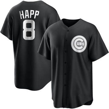 Replica Ian Happ Youth Chicago Cubs White Black/ Jersey