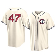 Replica Jack Neely Men's Chicago Cubs Cream 2022 Field Of Dreams Jersey