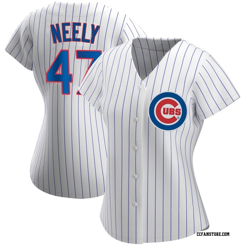 Replica Jack Neely Women's Chicago Cubs White Home Jersey