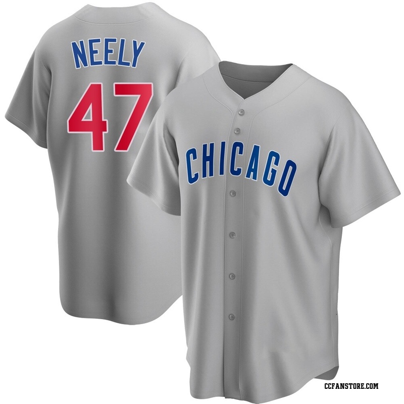 Replica Jack Neely Youth Chicago Cubs Gray Road Jersey