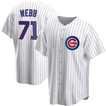Replica Jacob Webb Men's Chicago Cubs White Home Jersey