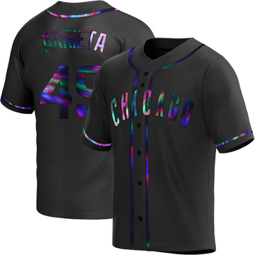 Replica Jake Arrieta Youth Chicago Cubs Black Holographic Alternate Jersey