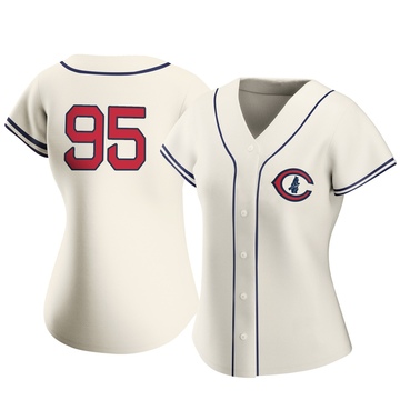 Replica James Triantos Women's Chicago Cubs Cream 2022 Field Of Dreams Jersey