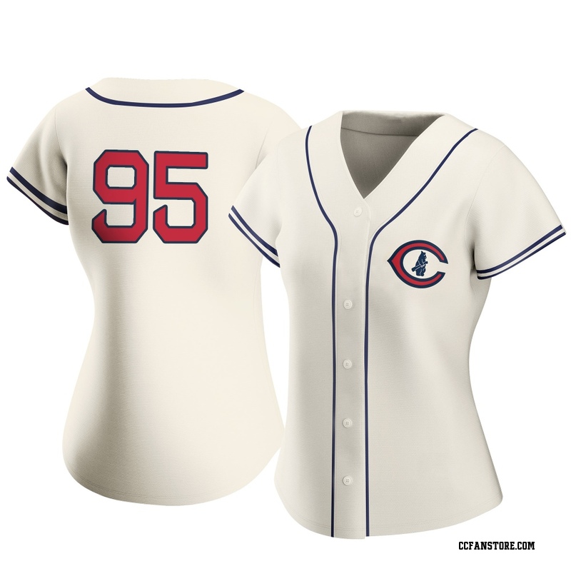 Replica James Triantos Women's Chicago Cubs Cream 2022 Field Of Dreams Jersey
