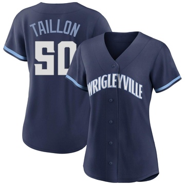 Replica Jameson Taillon Women's Chicago Cubs Navy 2021 City Connect Jersey
